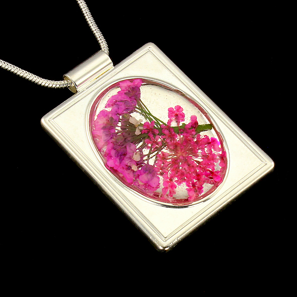 ZZ - 2022 ValentineDesignsStore - Stop and Smell the Flowers Pendant image 1