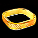 ZZ - 2022 ValentineDesignsStore - Gold Goddess Bangle thumbnail1