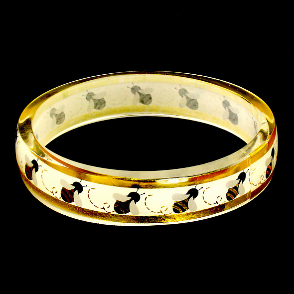 ZZ - 2022 ValentineDesignsStore - Busy Bee Bangle image 1